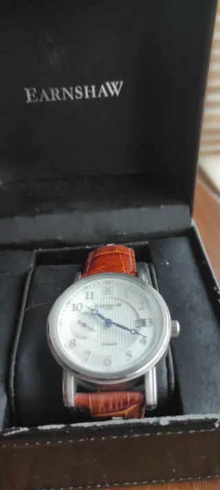 Orologio automatico Thomas Earnshaw marrone/argent