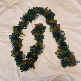 Bufanda de hilo texturizada