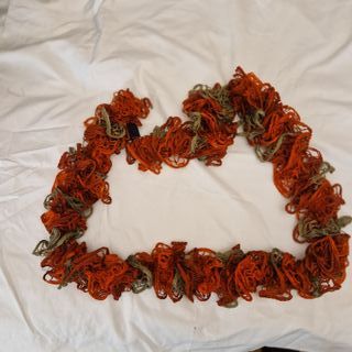 Bufanda de hilo texturizada