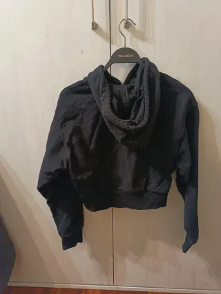 Sudadera Vans Crop Top Negra