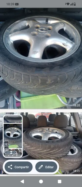 Llantas de aluminio Opel (3 unidades)