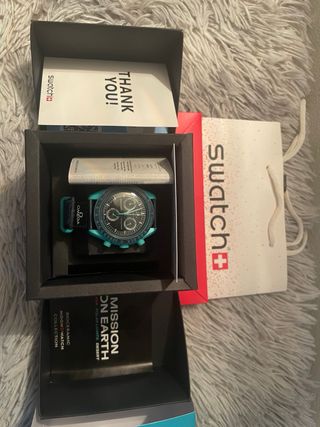 Omega x Swatch Polar Lights