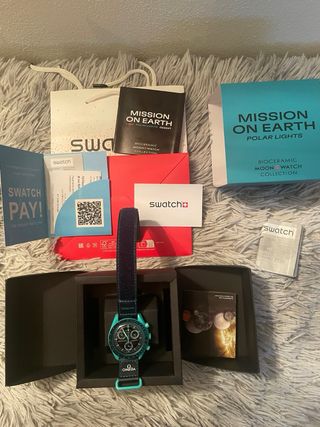 Omega x Swatch Polar Lights