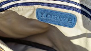 Bolso Loewe Vintage Piel Azul