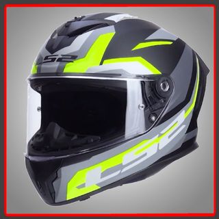 CASCO LS2 FF820 RAPID III HYPER BLACK YELLOW
