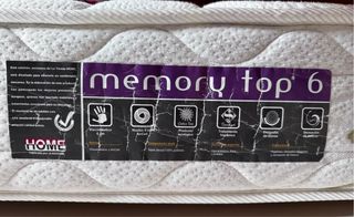 Colchón individual viscoelástico