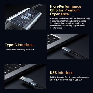 Capturadora Video USB 3.0 1080P 60Hz