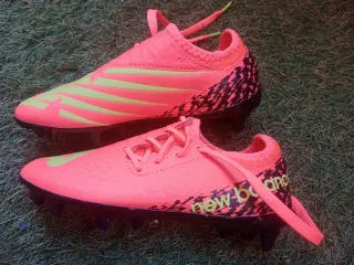 Botas de fútbol New Balance niño naranja Talla 31