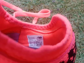 Botas de fútbol New Balance niño naranja Talla 31