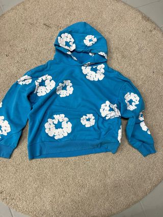Sudadera Denim Tears Azul Estampada