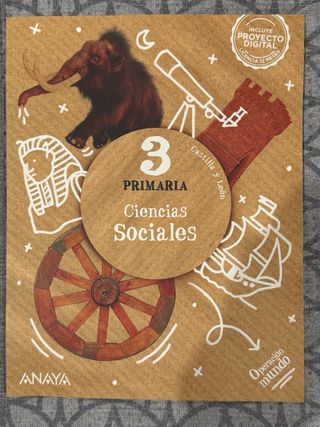 Libro Ciencias sociales, tercero de primaria