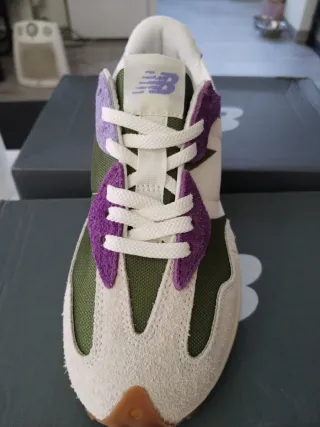 Zapatillas New Balance Verde y Morado