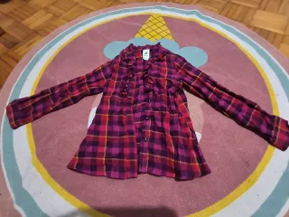 Blusa a cuadros niña