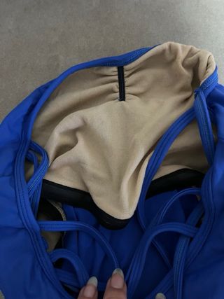 Maillot de danza azul