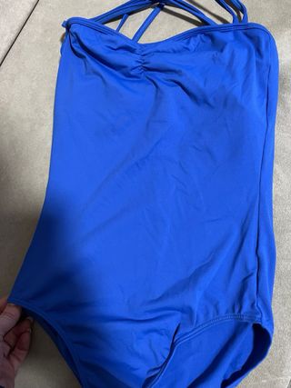 Maillot de danza azul