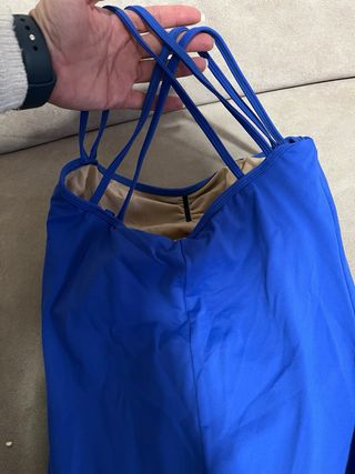 Maillot de danza azul