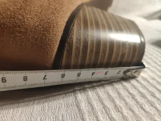 Botines ante beige/marrón T.37