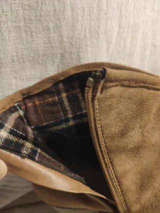 Botines ante beige/marrón T.37