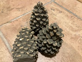 Piñas Cerámica Decorativas Chimenea