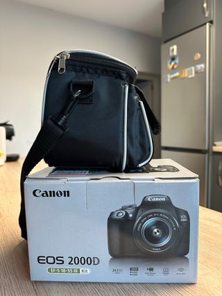 Cámara Canon EOS 1500D + Lente 18-55mm