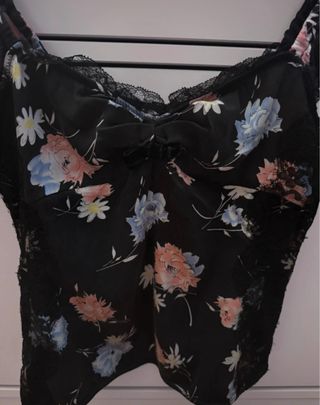 Top Dolce & Gabbana floral satén