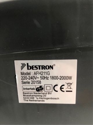 Calefactor Bestron Winter Warm