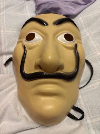 Disfraz Atracador Casa de Papel. Mono rojo y caret