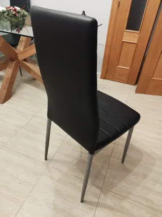 Sillas de salón negras