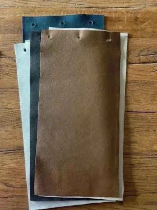 tessuti in pelle liscia per sartoria/tappezzeria