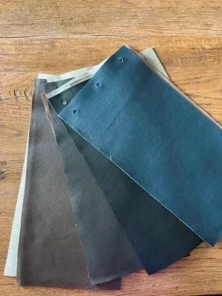 tessuti in pelle liscia per sartoria/tappezzeria