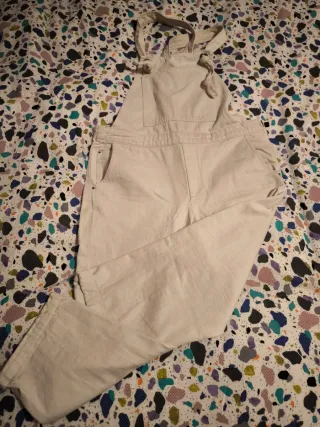 Peto vaquero largo blanco