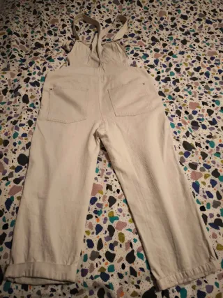 Peto vaquero largo blanco