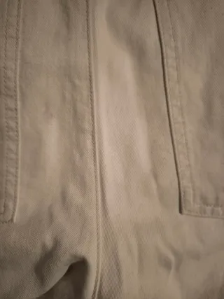 Peto vaquero largo blanco