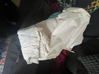 Edredón Zara Home Beige/Blanco 240x220