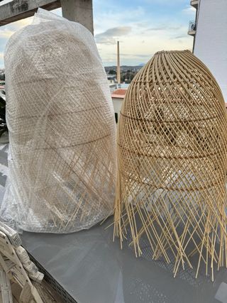 Lámparas Sklum mimbre nuevas