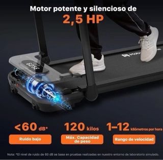 Cinta de correr plegable