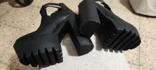 Zapatos de plataforma negros