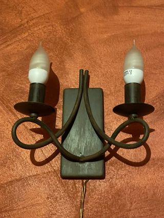 Aplique de pared rústica