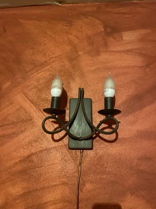 Aplique de pared rústica