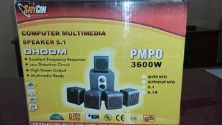 Altavoces Satycon DHOOM 5.1 PMPO 3600W