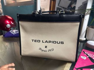 Bolso Ted Lapidus Beige y Negro