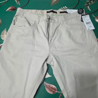 Pantaloni uomo beige taglia 46
