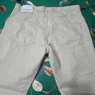 Pantaloni uomo beige taglia 46