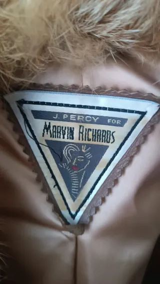 Giacca/cappotto in pelle e collo di volpe