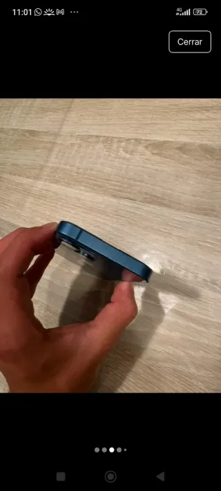 iPhone 13 mini blu 87% batteria