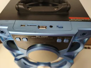 Altavoz Bluetooth MS-186BT Azul