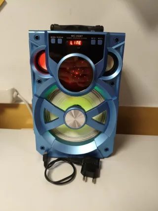 Altavoz Bluetooth MS-186BT Azul