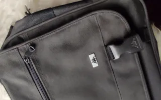 Maletín Kappa Porta Documentos DinA3 Negro