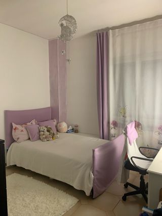 Letto una piazza e mezzo lilla