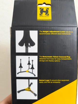 Supporto Hercules per 2 trombe e flicorno